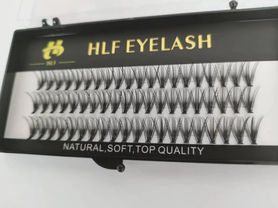 Eyelash 10d 0.07 0.10mm Heat Bonded Premade Volume Fan Lashes Faux Mink Silk Eyelashes Extensions