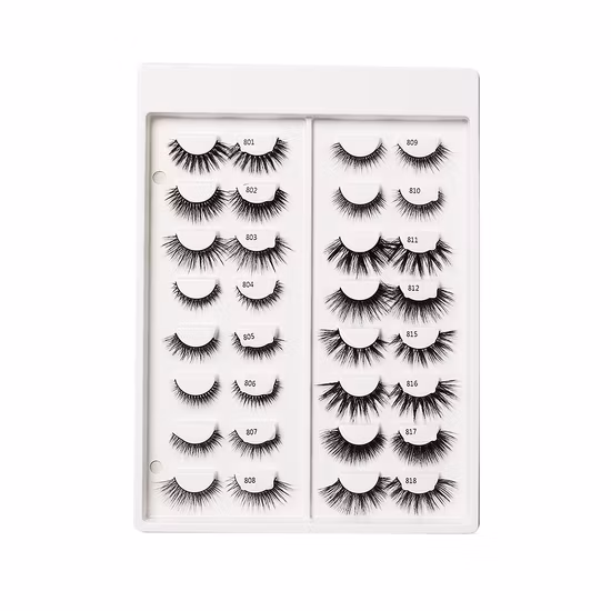 New Style Silk Lash 3D Wispy Lashes Tray Eyelashes 25mm Silk Individual Eyelash Korean Silk Eyelashes