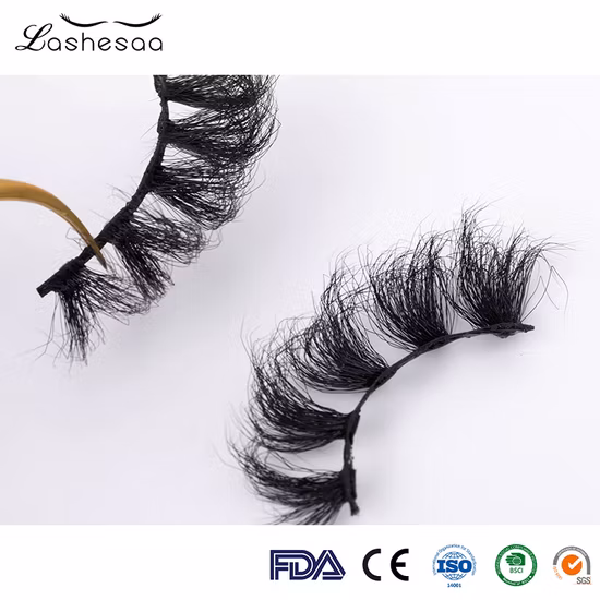 Vegan Faux Mink Eyelashes Synthetic Hair 3D Faux Lashes and Cruty Free 25mm Faux Mink Lashes for Beauty Eye Makeup