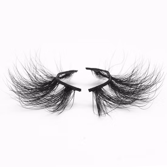 Hot Selling 25mm 3D Mink Eyelashes Real Siberian Dramatic Mink Lashes with Custom Box